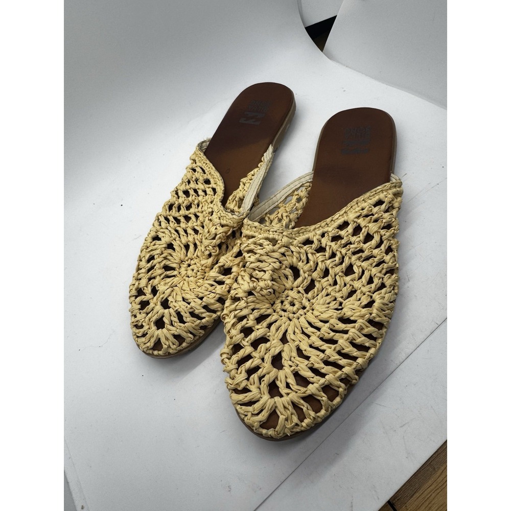 BILLABONG La Palma Womens Mules Work 1x Size 10 Macrame SB22